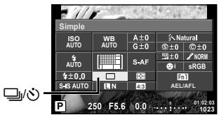 OLYMPUS E-M5 MARK II - Prise de vue en série/utilisation du retardateur - 1
