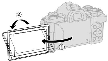 OLYMPUS E-M5 MARK II - Utilisation de l'écran - 1