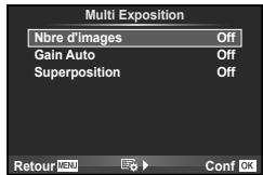 OLYMPUS E-M5 MARK II - Enregistrement de plusieurs expositions dans une image seule (multi exposition) - 1