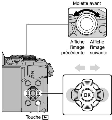 OLYMPUS E-M5 MARK II - Appuyez sur la touche ▶. - 1