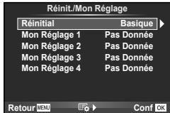 OLYMPUS E-M5 MARK II - Retour aux paramètres par défaut (Réinitial) - 1