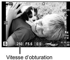 OLYMPUS E-M5 MARK II - Choix de la vitesse d'obturation (mode priorité vitesse S) - 1