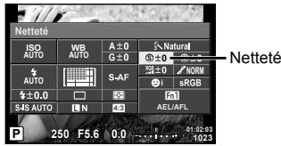 OLYMPUS E-M5 MARK II - Réglages fins sur la netteté (netteté) - 1