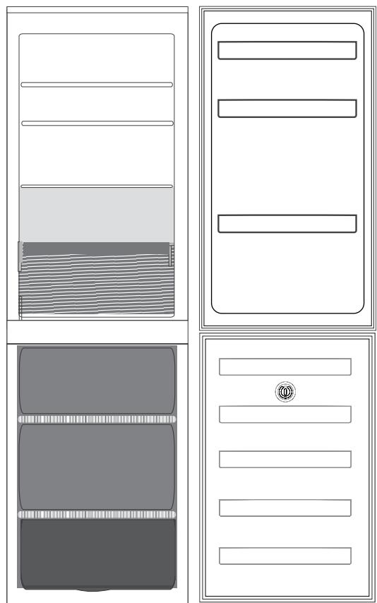 INDESIT LR7S1X, LR7 S1 W - Où CONSERVER LES ALIMENTS FRAIS ET LES BOISSONS - 1
