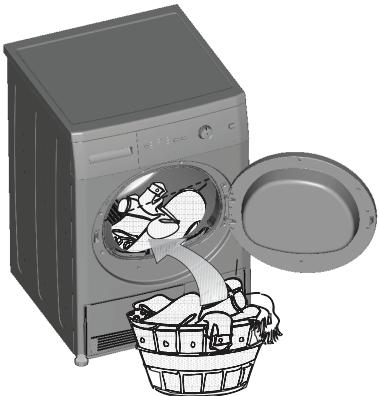 BEKO DC7130 & DC 7130 - Helyes ruhamennyiség - 1