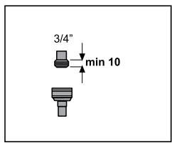BEKO DFN2432S - Température d'eau autorisée : jusqu'à 25°c - 1