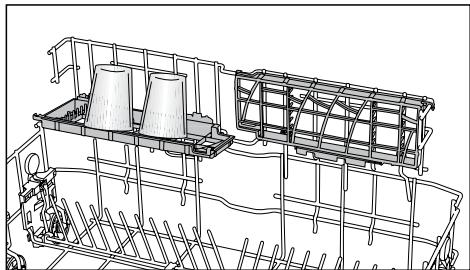 BEKO DFN2432S - Support pour longs couverts (varie selon le modèle) - 1