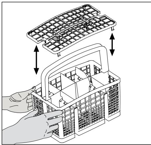 BEKO DFN2432S - Panier à couverts amovible (varie selon le modèle) - 2