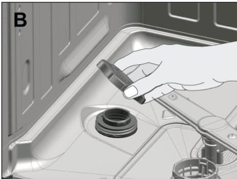 BEKO DFN2432S - Ajout du sel - 2
