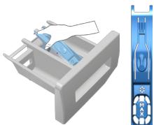 BEKO WDW 85143, WDI 85143 - Nettoyage du tiroir à produits - 1