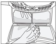 BEKO - Filtre / Surface interieure de la porte de chargement - 4