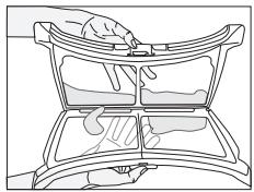 BEKO - Filtre / Surface interieure de la porte de chargement - 3