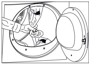 BEKO - Enlever le montage de sécurité réservé au transport - 2