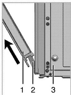BEKO BIE32300XP - Retirer la porte du four. - 3