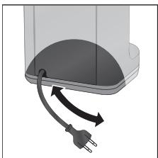 KRUPS KT50 - COMPARTIMIENTO DEL CABLE - 1