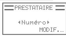 GRUNDIG CALÍOS BS 7105 TAD - Entrer le numéro du prestataire - 1