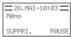 GRUNDIG CALÍOS BS 7105 TAD - Écouter les messages vocaux - 1