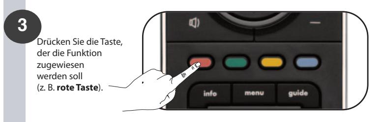 ONE FOR ALL SMART CONTROL - Zurücksetzen einer Taste auf die Original-Funktion - 3