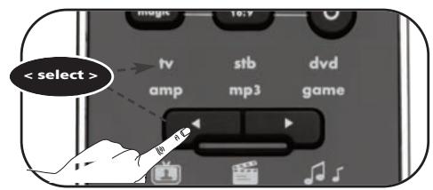 ONE FOR ALL SMART CONTROL - Resetování tlacítka pro ziskání跟他 puvodní fungke - 6