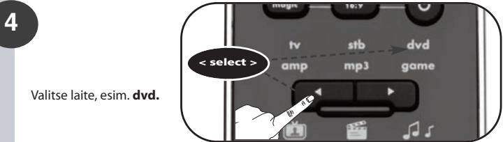 ONE FOR ALL SMART CONTROL - Miten painikkeeseen palautetaan sen alkuperäinen toiminto? - 4
