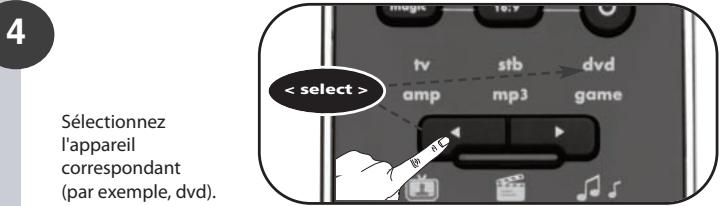 ONE FOR ALL SMART CONTROL - Pour rétablir la fonction d'origine d'une touche : - 4