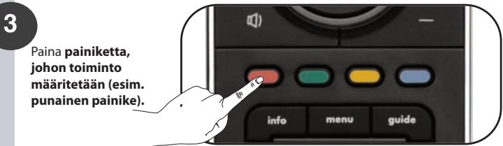 ONE FOR ALL SMART CONTROL - Miten painikkeeseen palautetaan sen alkuperäinen toiminto? - 3