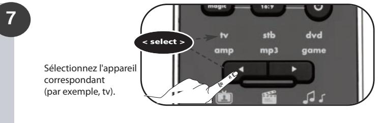 ONE FOR ALL SMART CONTROL - Pour rétablir la fonction d'origine d'une touche : - 7