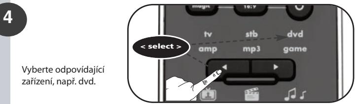 ONE FOR ALL SMART CONTROL - Resetování tlacítka pro ziskání跟他 puvodní fungke - 4