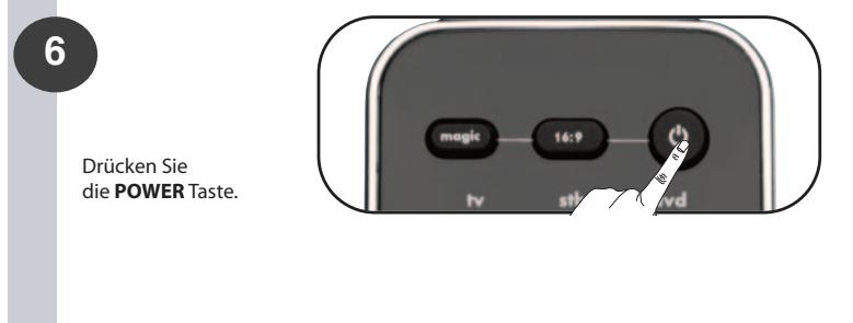 ONE FOR ALL SMART CONTROL - Zurücksetzen einer Taste auf die Original-Funktion - 6