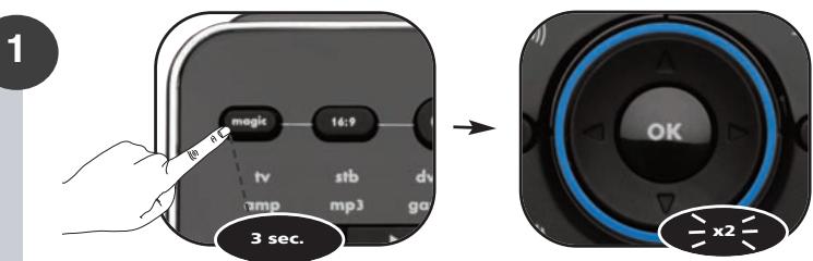 ONE FOR ALL SMART CONTROL - Miten painikkeeseen palautetaan sen alkuperäinen toiminto? - 1