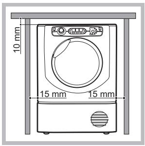 HOTPOINT-ARISTON AAQCF81U - Waar installeert u de droger - 1