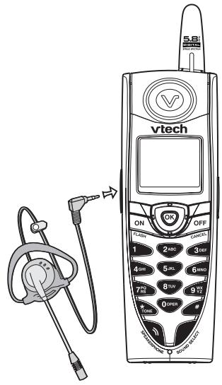 VTECH VT 5803 - Fonctionnement du combiné - 1