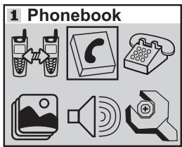 VTECH VT 5803 - Menu principal - 1