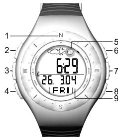 OREGON SCIENTIFIC MONTRE RÉGATE BOUSSOLE - MONTRE - 1