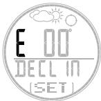 OREGON SCIENTIFIC MONTRE RÉGATE BOUSSOLE - Régler la déclinaison - 2