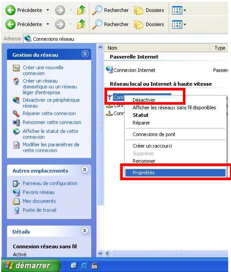 D-LINK DI-624 WIRELESS - Attribution d'une adresse IP statique sous windows xp/2000 - 2