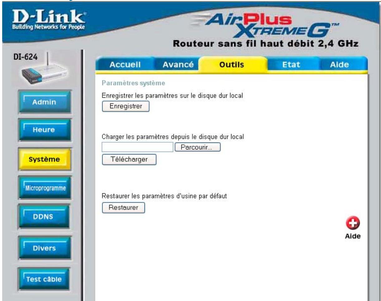 D-LINK DI-624 WIRELESS - Utilisation du menu de configuration (suite) - 1