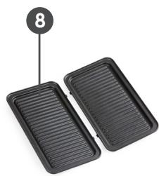 DOMO DO9136C SNACKMAKER - ÉLÉMENTS - 3