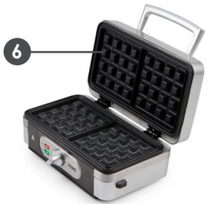 DOMO DO9136C SNACKMAKER - EINZELTEILEÜBERSICHT - 2