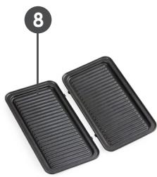 DOMO DO9136C SNACKMAKER - EINZELTEILEÜBERSICHT - 4