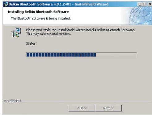 BELKIN ADAPTATEUR USB BLUETOOTH™-100 MÈTRES #F8T012FR - Szoftver telepitése - 2