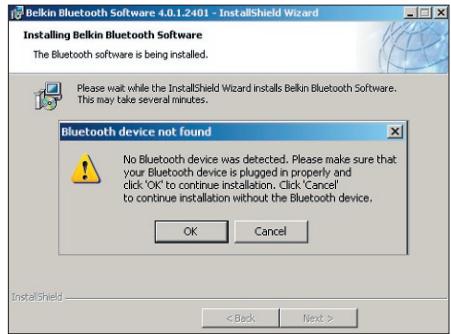 BELKIN ADAPTATEUR USB BLUETOOTH™-100 MÈTRES #F8T012FR - Software til opsætning - 2