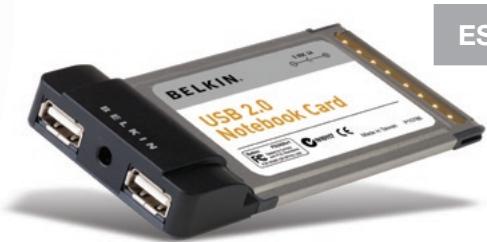 BELKIN CARTE CARDBUS USB 2.0 À HAUT DÉBIT DE #F5U222FR - Tarjeta USB 2.0 de alta velocidad para ordinador portátil - 2