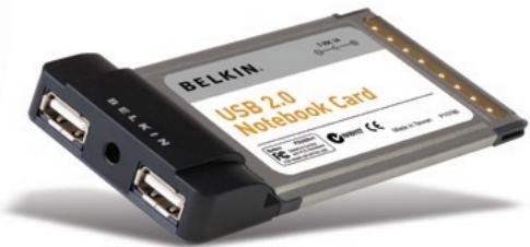 BELKIN CARTE CARDBUS USB 2.0 À HAUT DÉBIT DE  #F5U222FR - 1