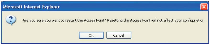 BELKIN POINT D'ACCÉS 802.11B #F5D6130FR - Restarting the AP to Restore Normal Operation - 1
