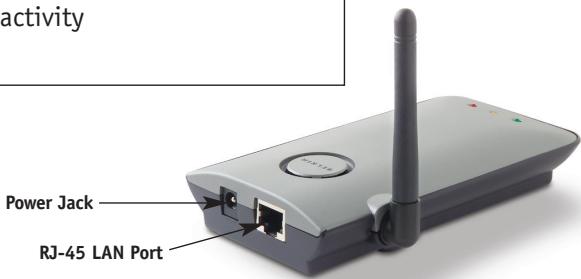 BELKIN POINT D'ACCÉS 802.11B #F5D6130FR - Rear Panel - 1