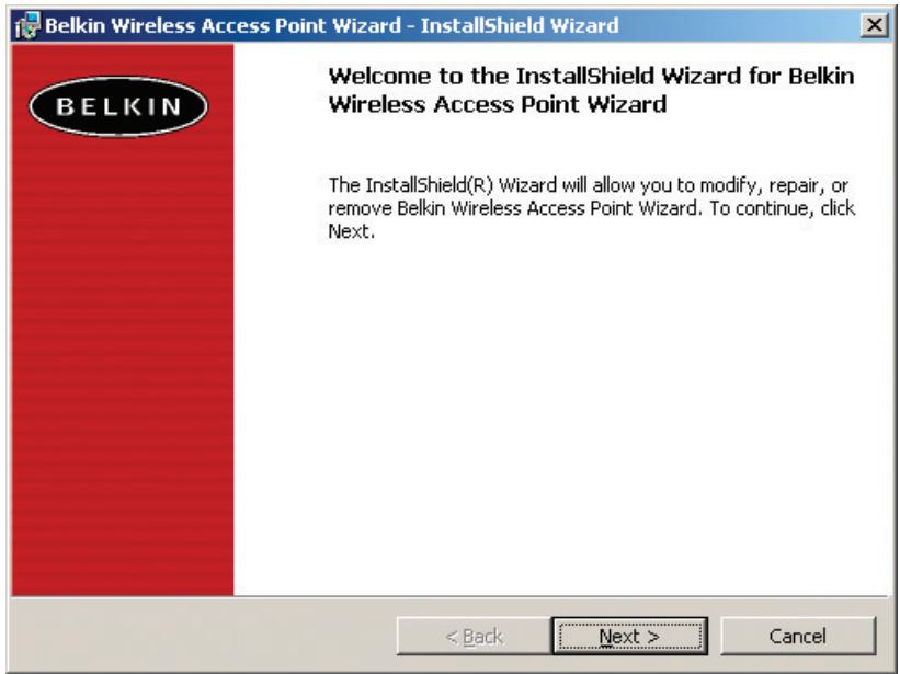BELKIN POINT D'ACCÉS 802.11B #F5D6130FR - Step 2: Install the Discovery Wizard - 2