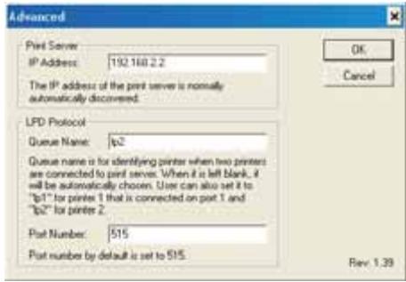 BELKIN SERVEUR D’IMPRESSION SANS FIL #F1UP0001FR - Menu avancé du logiciel de surveillance des ports de Belkin - 1