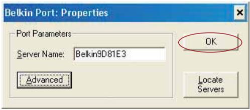 BELKIN SERVEUR D’IMPRESSION SANS FIL #F1UP0001FR - CONFIGURAZIONE PER UTENTI ESPERTI - 1