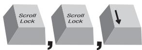BELKIN SWITCH KVM 4 PORTS OMNIVIEW E (AVEC 4 CÂBLES) #F1DB104P2EAB - Selecting a Computer Using Keyboard Hot-Key Commands - 3